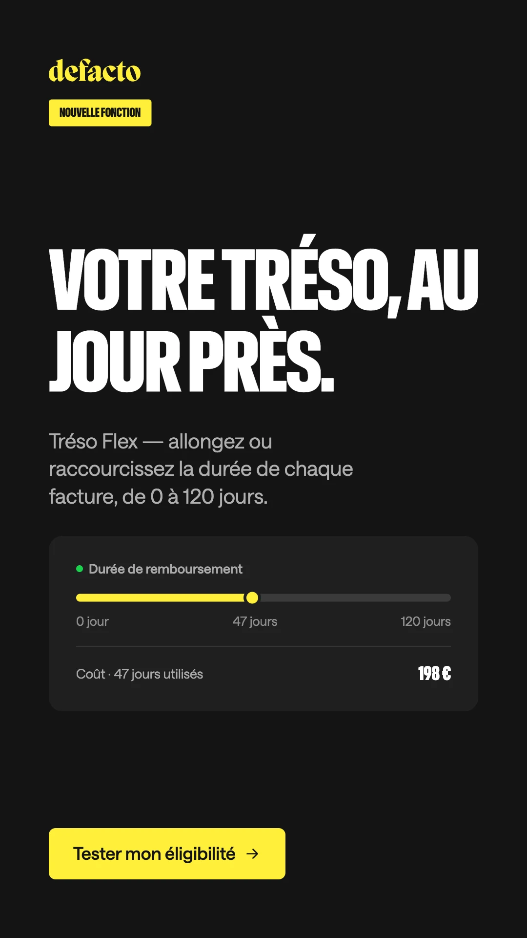 Defacto Tréso Flex, format story